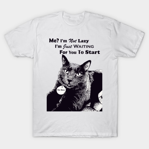 Me? I'm Not Lazy T-Shirt by ninasilver